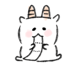 A nanny goat named Som sticker #3737922