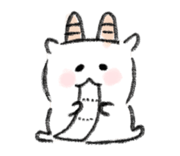 A nanny goat named Som sticker #3737922