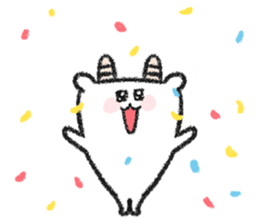 A nanny goat named Som sticker #3737926