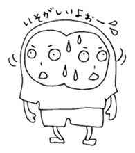 T-shirt man sticker's sticker #3737973