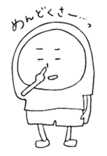 T-shirt man sticker's sticker #3737983