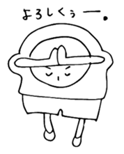 T-shirt man sticker's sticker #3738006