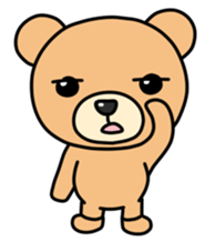 Round Brown Bear sticker #3738423