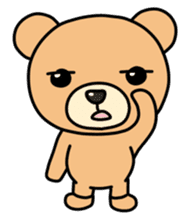 Round Brown Bear sticker #3738423
