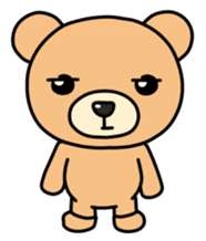 Round Brown Bear sticker #3738431