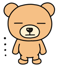 Round Brown Bear sticker #3738435