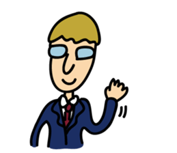 An Office Worker James' Ordinary days sticker #3738487