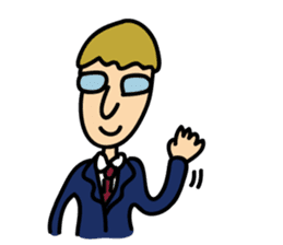 An Office Worker James' Ordinary days sticker #3738487