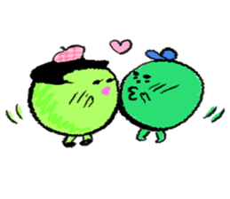 Pea's peaceful life! sticker #3738647