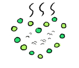 Pea's peaceful life! sticker #3738649