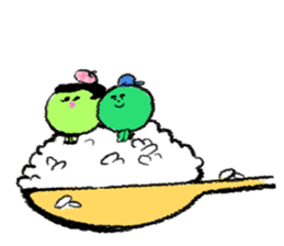 Pea's peaceful life! sticker #3738650