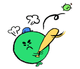 Pea's peaceful life! sticker #3738651