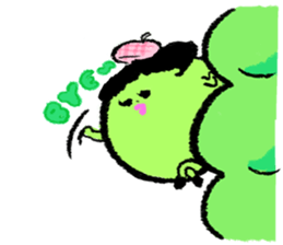 Pea's peaceful life! sticker #3738655