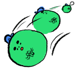 Pea's peaceful life! sticker #3738657