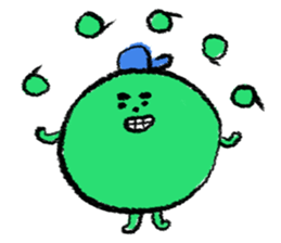 Pea's peaceful life! sticker #3738661