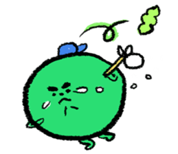 Pea's peaceful life! sticker #3738663