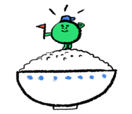 Pea's peaceful life! sticker #3738664