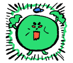 Pea's peaceful life! sticker #3738665