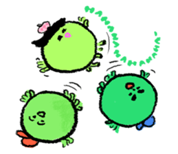 Pea's peaceful life! sticker #3738666