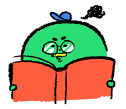 Pea's peaceful life! sticker #3738668