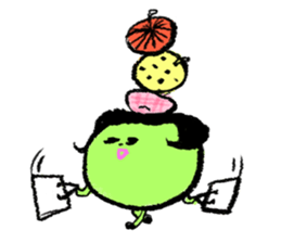 Pea's peaceful life! sticker #3738671