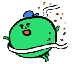 Pea's peaceful life! sticker #3738672