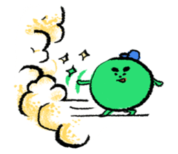 Pea's peaceful life! sticker #3738673