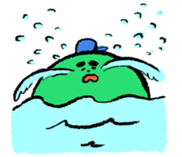 Pea's peaceful life! sticker #3738677