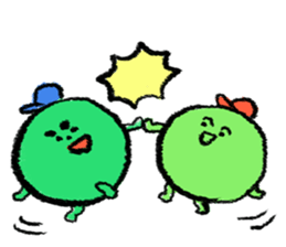 Pea's peaceful life! sticker #3738680