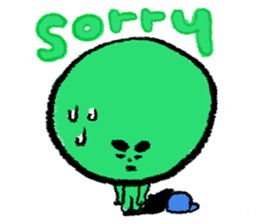 Pea's peaceful life! sticker #3738682