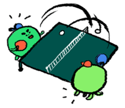 Pea's peaceful life! sticker #3738686