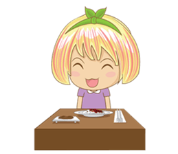 Lovely Blonde Girl sticker #3738693