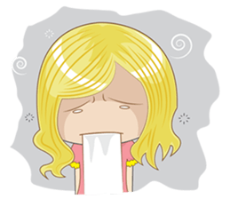 Lovely Blonde Girl sticker #3738715