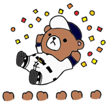 baseball bear sticker #3738826
