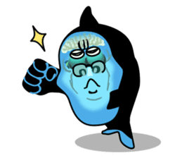 Macropinna microstoma LINE Sticker sticker #3741049