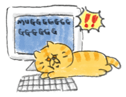 Muginosuke the exotic Shorthair sticker #3741217
