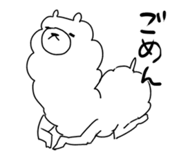 mokomoko alpaca sticker #3741371