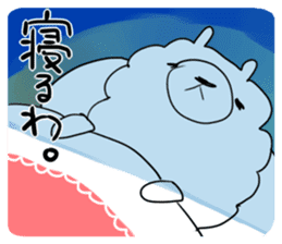 mokomoko alpaca sticker #3741403