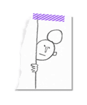 girl with a bun sticker #3741608