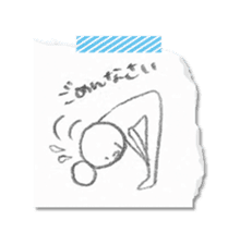 girl with a bun sticker #3741610