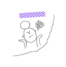 girl with a bun sticker #3741613