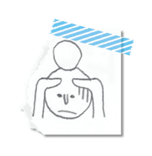 girl with a bun sticker #3741624