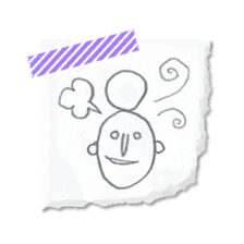 girl with a bun sticker #3741625