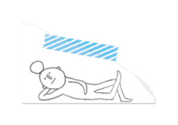 girl with a bun sticker #3741638