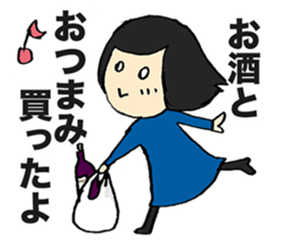 Shie & Juu Office workers Sticker sticker #3742547