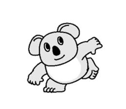 Cute koala Sticker sticker #3743607