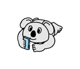 Cute koala Sticker sticker #3743613