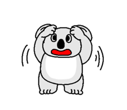 Cute koala Sticker sticker #3743620