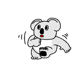 Cute koala Sticker sticker #3743621