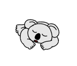Cute koala Sticker sticker #3743623